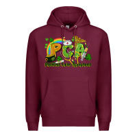 Burgundy PCA Patient Care Assistant St. Patrick's Day Premium Hoodie - CowGirlArtShop
