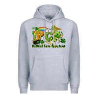 Heather Grey PCA Patient Care Assistant St. Patrick's Day Premium Hoodie - CowGirlArtShop