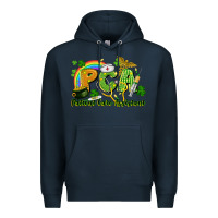Navy PCA Patient Care Assistant St. Patrick's Day Premium Hoodie - CowGirlArtShop