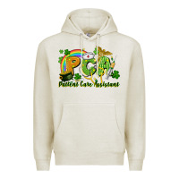 Oatmeal Heather PCA Patient Care Assistant St. Patrick's Day Premium Hoodie - CowGirlArtShop