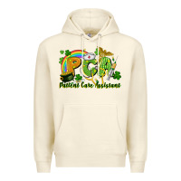 Sandshell PCA Patient Care Assistant St. Patrick's Day Premium Hoodie - CowGirlArtShop