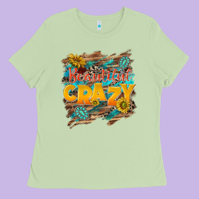 Beautiful Crazy Ladies Tee Designed By Nancycooperartshop