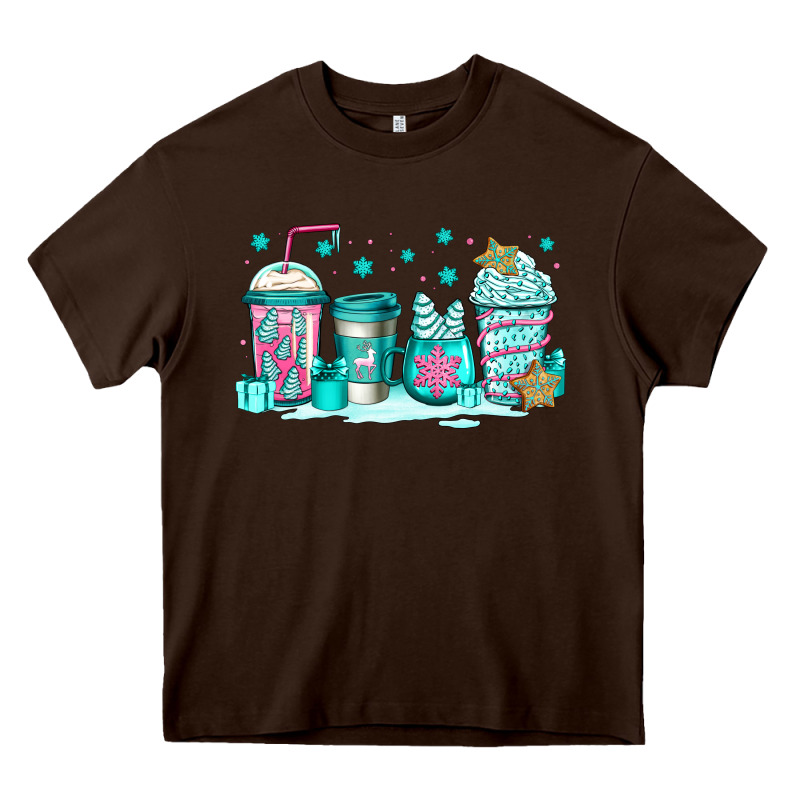 Winter Christmas Tree Cakes Coffee Heavy Core Tee by Jasminsmagicworld | Teevron