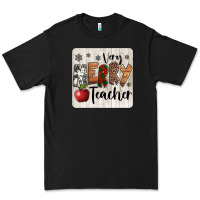 Black very merry teacher christmas coaster Premium Tee - Jasminsmagicworld