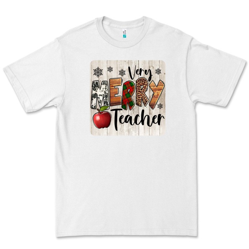 Very Merry Teacher Christmas Coaster Premium Tee by Jasminsmagicworld | Teevron