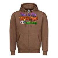 Chestnut this is my scary mom costume Zipper Hoodie - CowGirlArtShop
