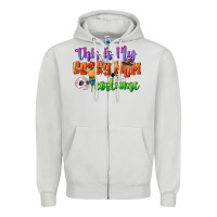 Dove Grey this is my scary mom costume Zipper Hoodie - CowGirlArtShop