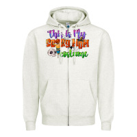 Oatmeal Heather this is my scary mom costume Zipper Hoodie - CowGirlArtShop