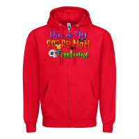 Red this is my scary mom costume Zipper Hoodie - CowGirlArtShop