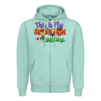 Seafoam this is my scary mom costume Zipper Hoodie - CowGirlArtShop