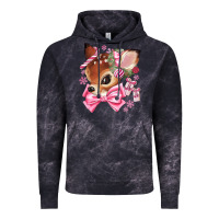 Cloud Black reindeer head christmas Vintage Hoodie - MaliasSmallBusiness