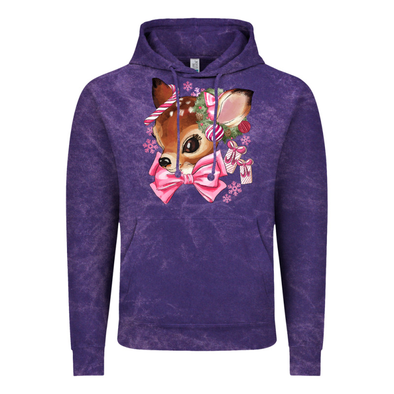 Reindeer Head Christmas Vintage Hoodie by MaliasSmallBusiness | Teevron