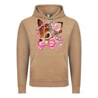 Vintage Coffee reindeer head christmas Vintage Hoodie - MaliasSmallBusiness