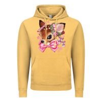 Vintage Mustard reindeer head christmas Vintage Hoodie - MaliasSmallBusiness