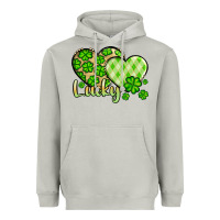 Moon Dust St. Patrick's Lucky hearts Heavyweight Hoodie - OliviaCreatesArt