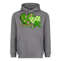 Storm St. Patrick's Lucky hearts Heavyweight Hoodie - OliviaCreatesArt