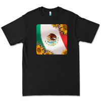 Black mexican flag sunflowers and leopard coaster Premium Tee - Jasminsmagicworld