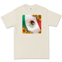 Bone mexican flag sunflowers and leopard coaster Premium Tee - Jasminsmagicworld