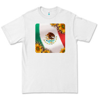 White mexican flag sunflowers and leopard coaster Premium Tee - Jasminsmagicworld