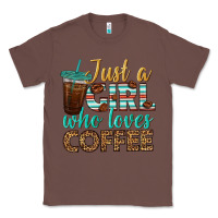 Chestnut just a girl who loves coffee Classic Tee - BundleAndBundleShop
