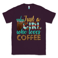 Plum just a girl who loves coffee Classic Tee - BundleAndBundleShop