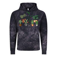 Cloud Black just one more plant Vintage Hoodie - MaliasSmallBusiness