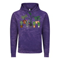 Cloud Purple just one more plant Vintage Hoodie - MaliasSmallBusiness