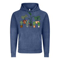 Vintage Denim just one more plant Vintage Hoodie - MaliasSmallBusiness