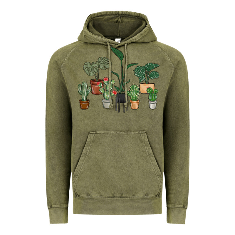 Just One More Plant Vintage Hoodie by MaliasSmallBusiness | Teevron