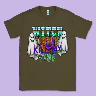 Witch Dont Kill My Vibe Classic Tee Designed By Sublimationcraftshop