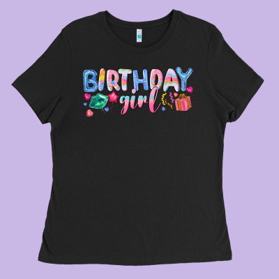 Birthday Girl Ladies Tee Designed By Nancycooperartshop