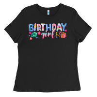 Black birthday girl Ladies Tee - NancyCooperArtShop