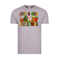Vintage Zinc just a girl who loves christmas Vintage Tee - MaliasSmallBusiness
