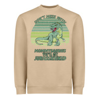 Mushroom Don t Mess With Mamasaurus You ll Get Jurasskicked Heavyweight Sweatshirt - Bettercallsaul