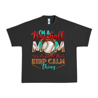 Pigment Black I'm A Baseball Mom We Don't Do That Urban Heavy Tee - BundleAndBundleShop