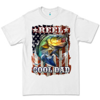 White Reel Cool Dad Bass Premium Tee - LillyAllenDesigns