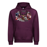 Mauve Wine Best Dad Ever Urban Hoodie - CowhideDigitalArt