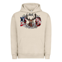 Pigment French Oak Best Dad Ever Urban Hoodie - CowhideDigitalArt
