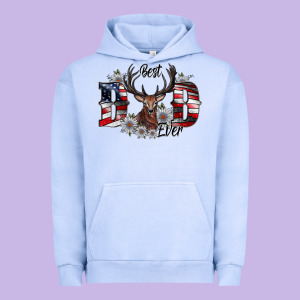 Best Dad Ever Urban Hoodie Designed By Cowhidedigitalart