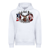 White Best Dad Ever Urban Hoodie - CowhideDigitalArt