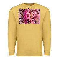 Antique Gold breast cancer brushstroke Premium Sweatshirt - FaDigitalArtStudio