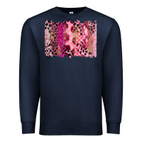 Navy breast cancer brushstroke Premium Sweatshirt - FaDigitalArtStudio