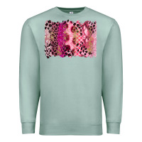 Seafoam breast cancer brushstroke Premium Sweatshirt - FaDigitalArtStudio