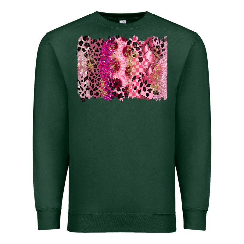 Breast Cancer Brushstroke Premium Sweatshirt by FaDigitalArtStudio | Teevron