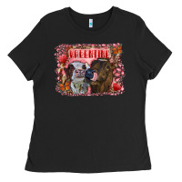 Black Valentine heifers Ladies Tee - RanaPortraitStore