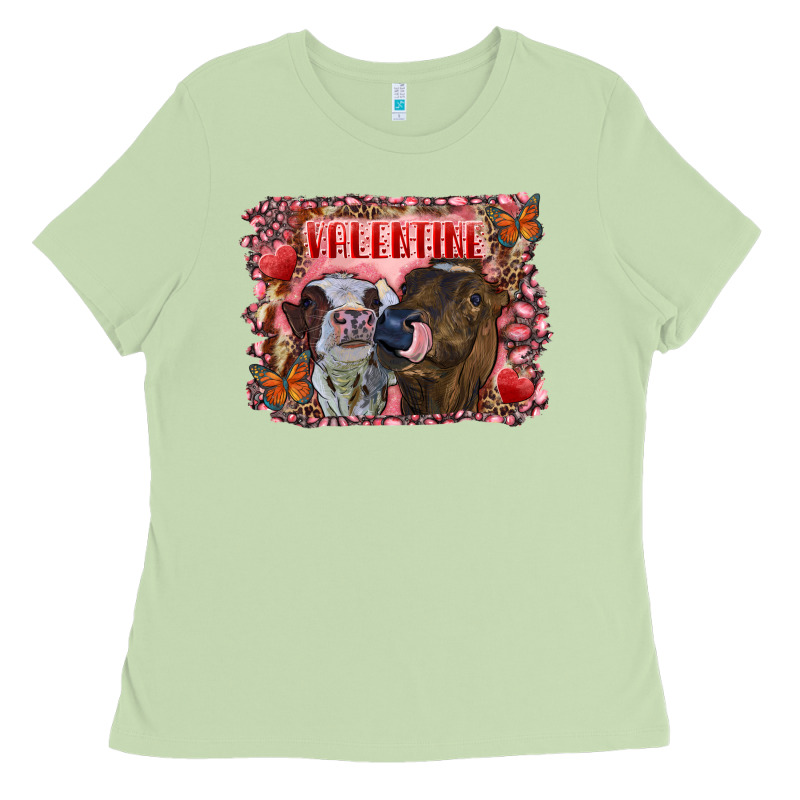 Valentine Heifers Ladies Tee by RanaPortraitStore | Teevron
