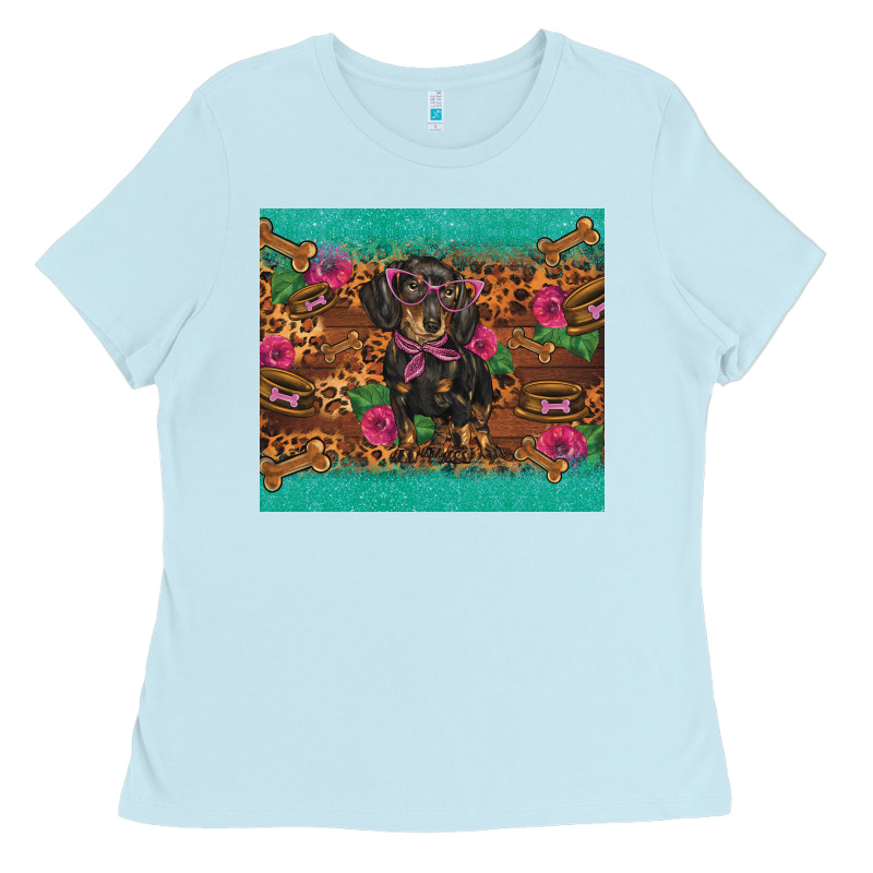 Dachshund Ladies Tee by BarkalooDesign | Teevron