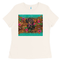 Bone dachshund Ladies Tee - BarkalooDesign