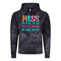 Cloud Black It's all a mess the house the car Vintage Hoodie - MaliasSmallBusiness