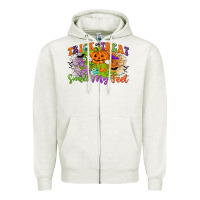Trick Or Treat Smell My Feet Zipper Hoodie | Teevron